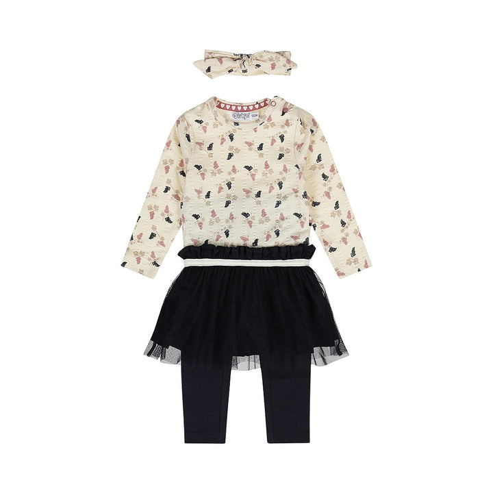 2 - Delig + haarband Off white - 05 Girls amour