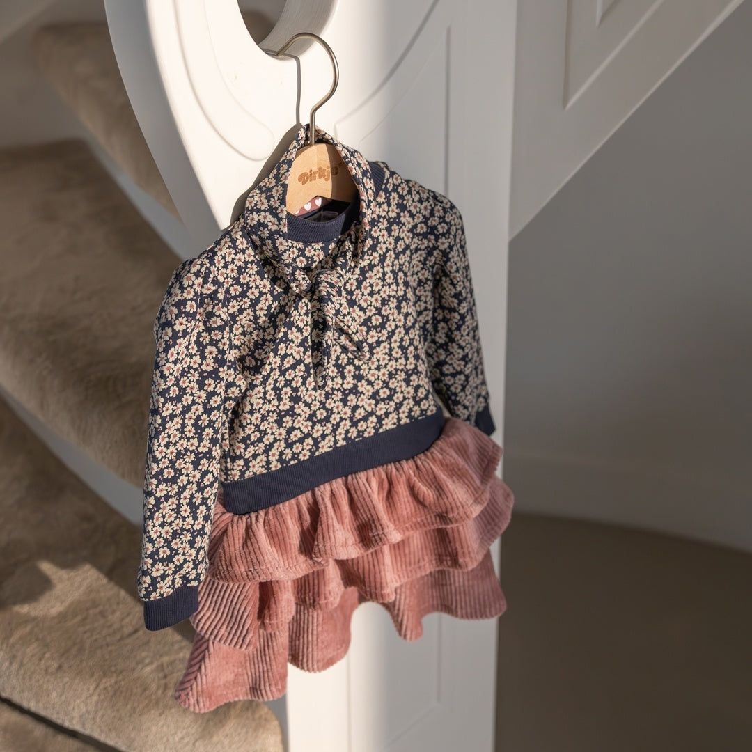 Jurk + haarband Navy - 05 Girls amour