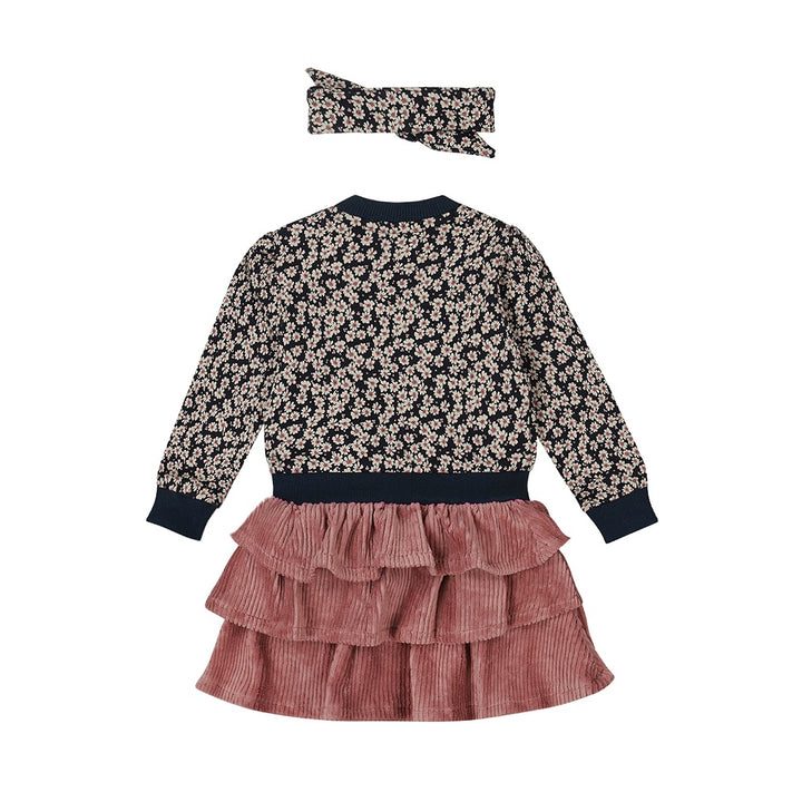 Jurk + haarband Navy - 05 Girls amour