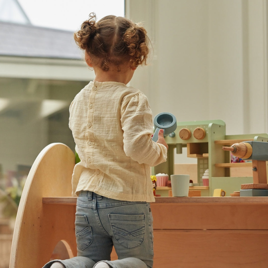 Spijkerbroek flared Blue jeans - 05 Girls jeans