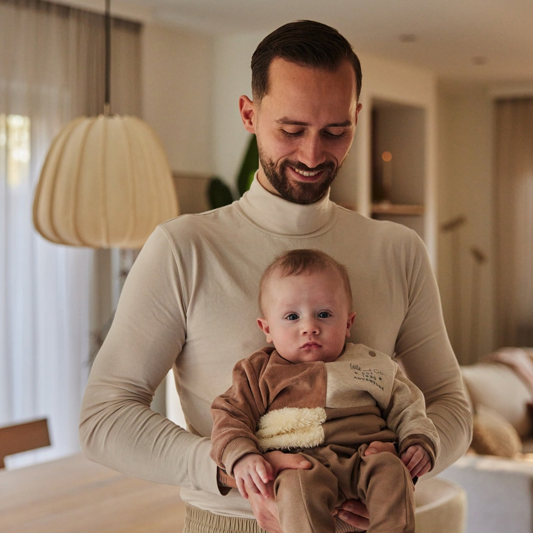 2 - Delig setje Faded brown - 01 Boys safari friends A