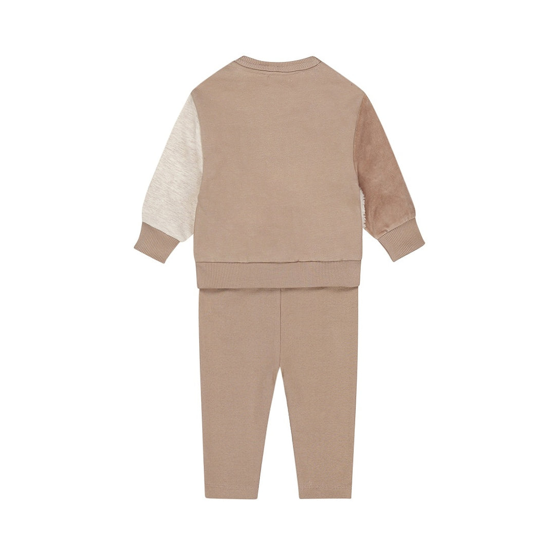 2 - Delig setje Faded brown - 01 Boys safari friends A