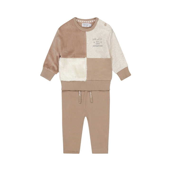 2 - Delig setje Faded brown - 01 Boys safari friends A