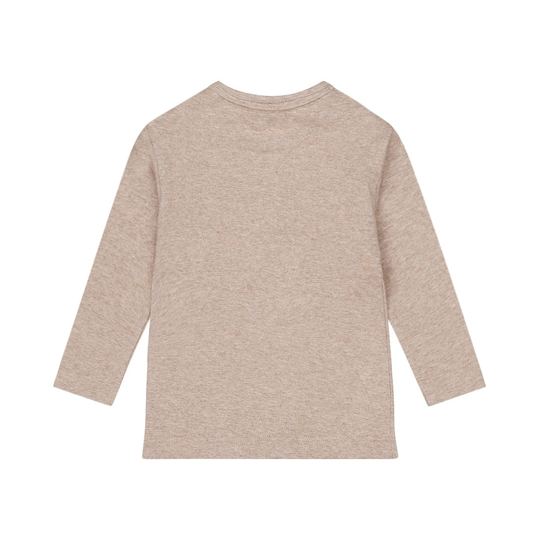 Longsleeve dropped shoulder Faded brown - 01 Boys safari friends B
