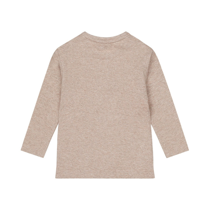 Longsleeve dropped shoulder Faded brown - 01 Boys safari friends B