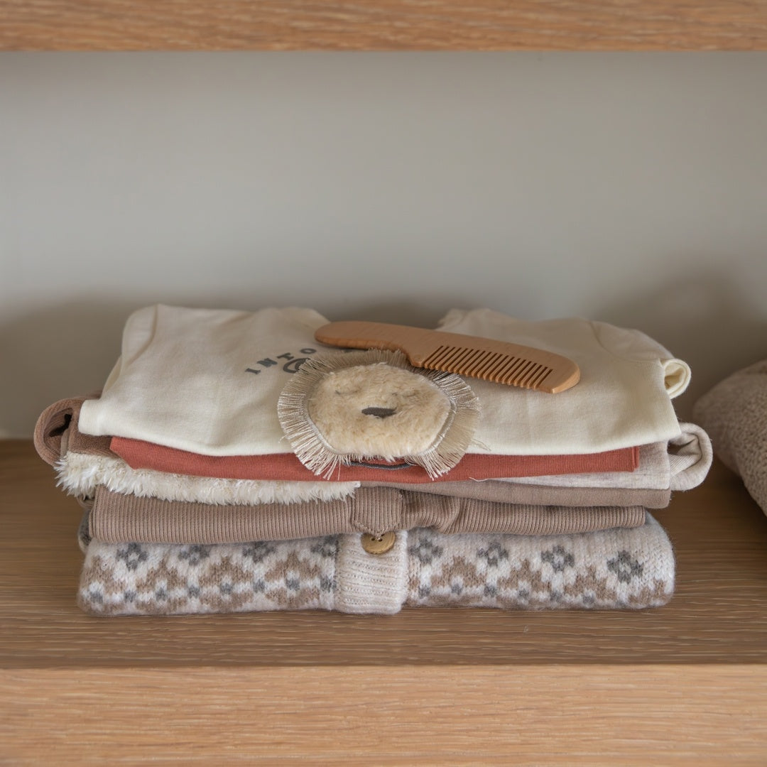 Longsleeve Off white - 01 Boys safari friends B