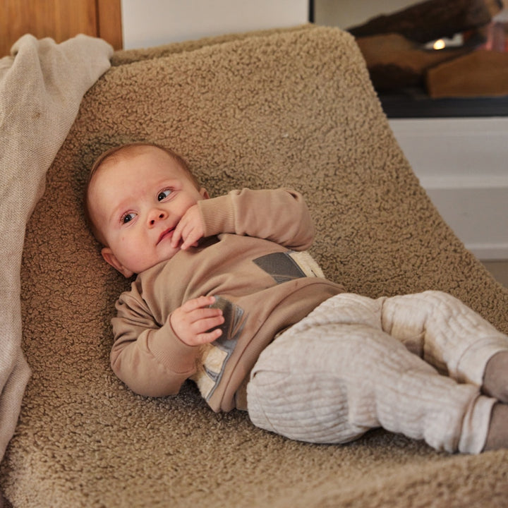 Trui Faded brown - 01 Boys safari friends A