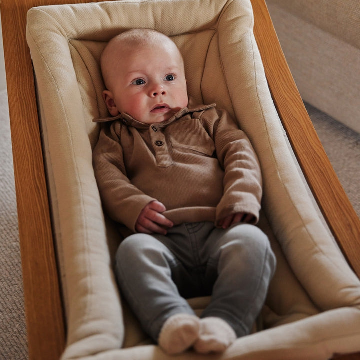 Polo - shirt ls Faded brown - 01 Boys safari friends A