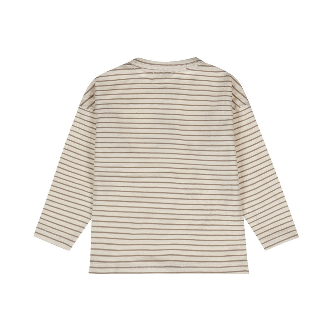 Longsleeve Off white - 01 Boys safari friends A