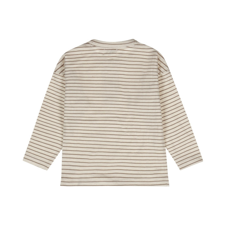 Longsleeve Off white - 01 Boys safari friends A