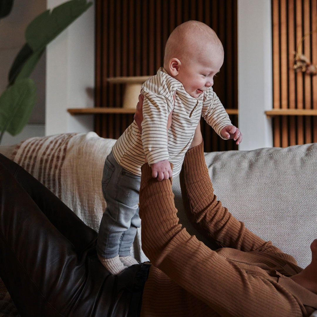 Longsleeve Off white - 01 Boys safari friends A