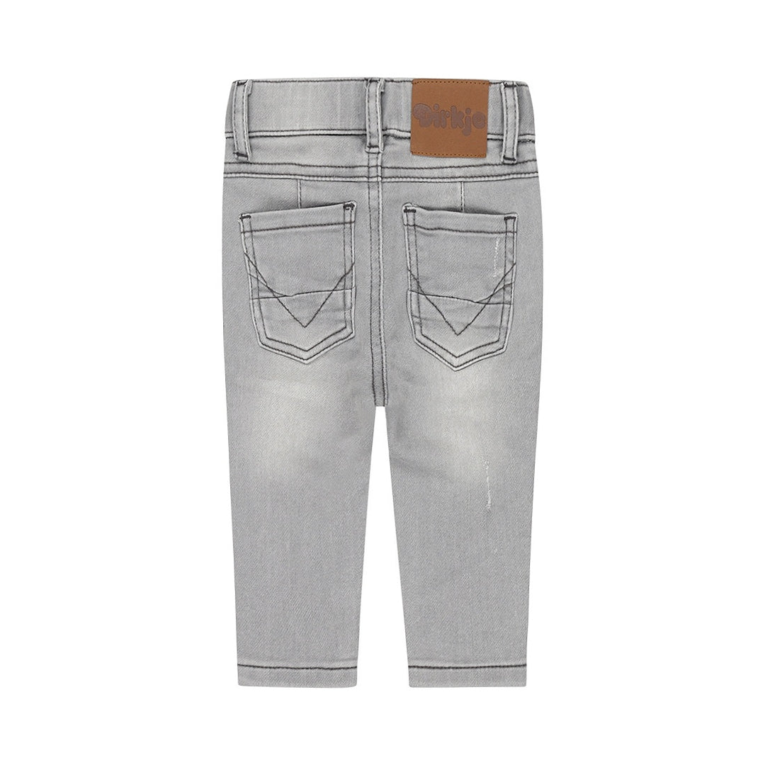 Spijkerbroek knitted Grey jeans - 01 Boys safari friends B