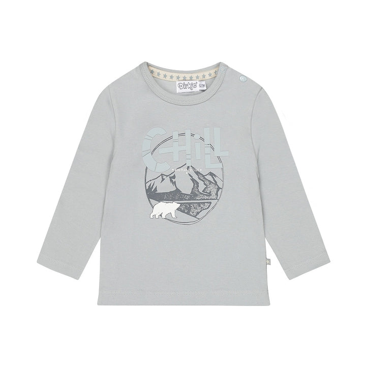 Longsleeve Faded blue - 02 Boys frosty friends