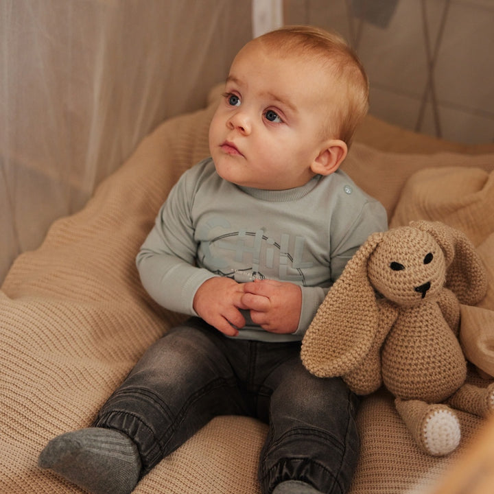 Longsleeve Faded blue - 02 Boys frosty friends