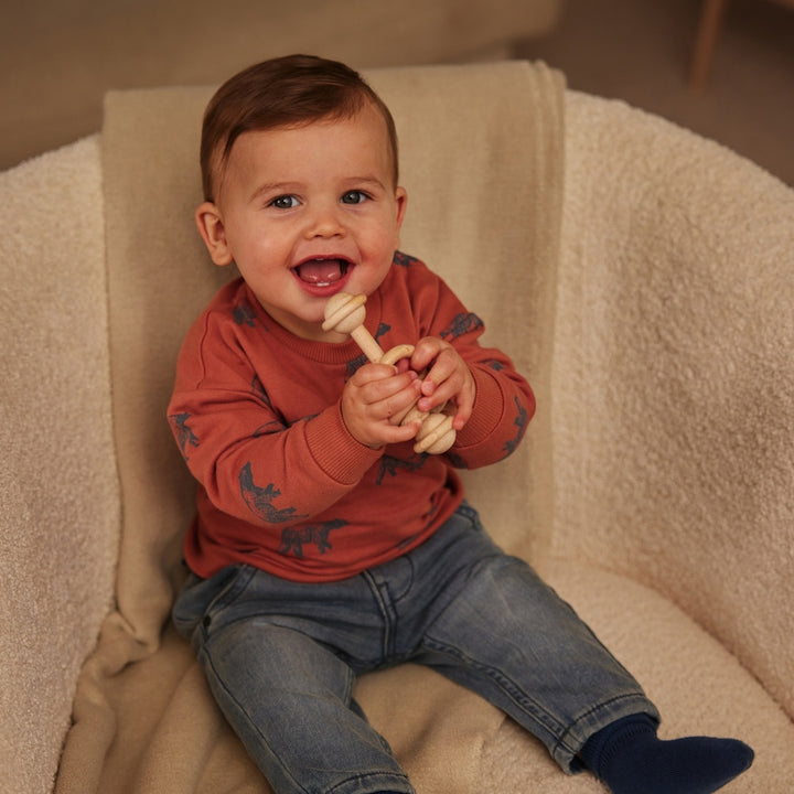 Trui with crew neck Rust - 03 Boys wildland