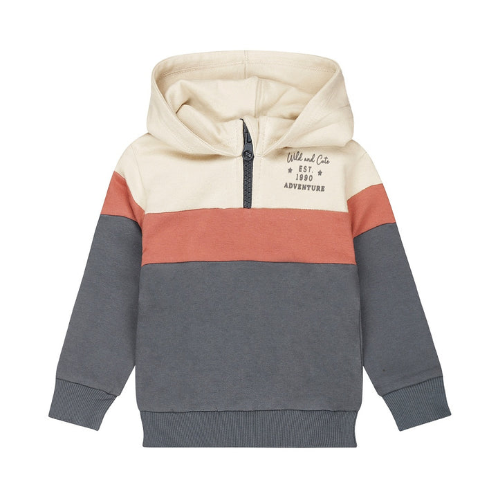 Trui with hood Navy - 03 Boys wildland