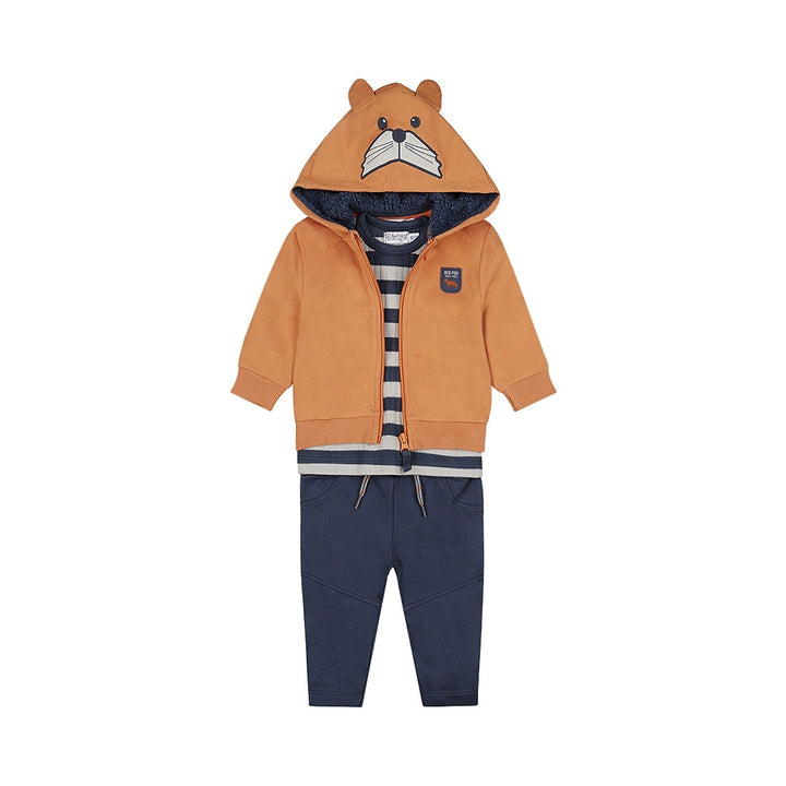 3 - Delig setje Faded cognac - 05 Boys woodland