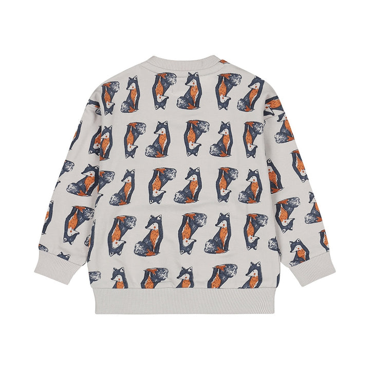 Trui dropped shoulder Light grey - 05 Boys woodland