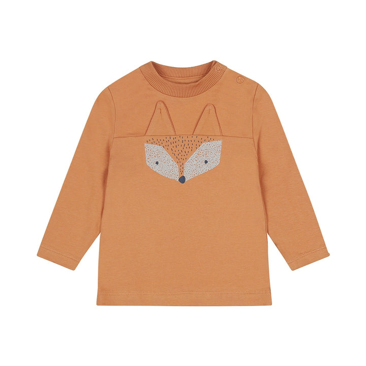 Longsleeve Faded cognac - 05 Boys woodland