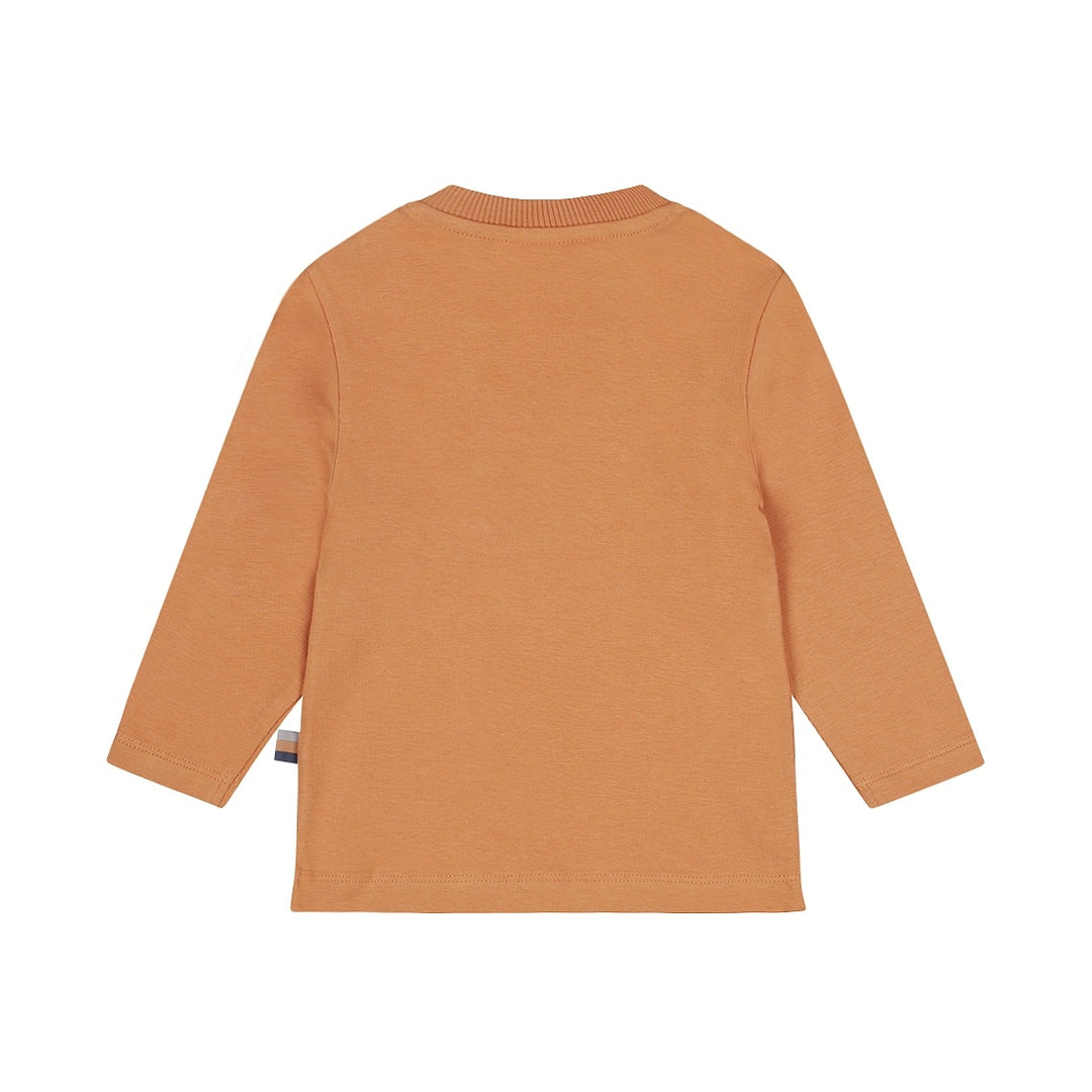Longsleeve Faded cognac - 05 Boys woodland