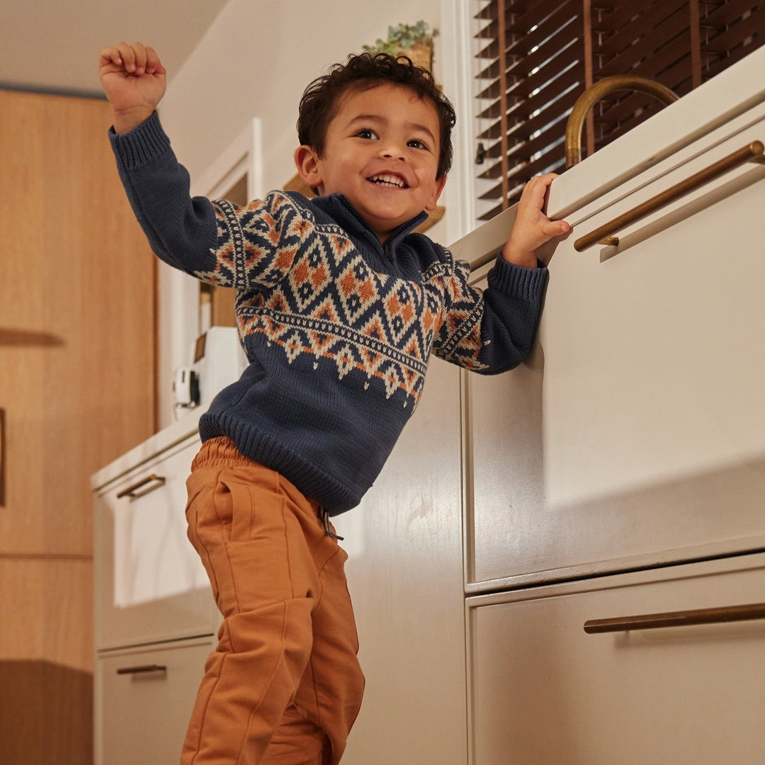 Broek Faded cognac - 05 Boys woodland