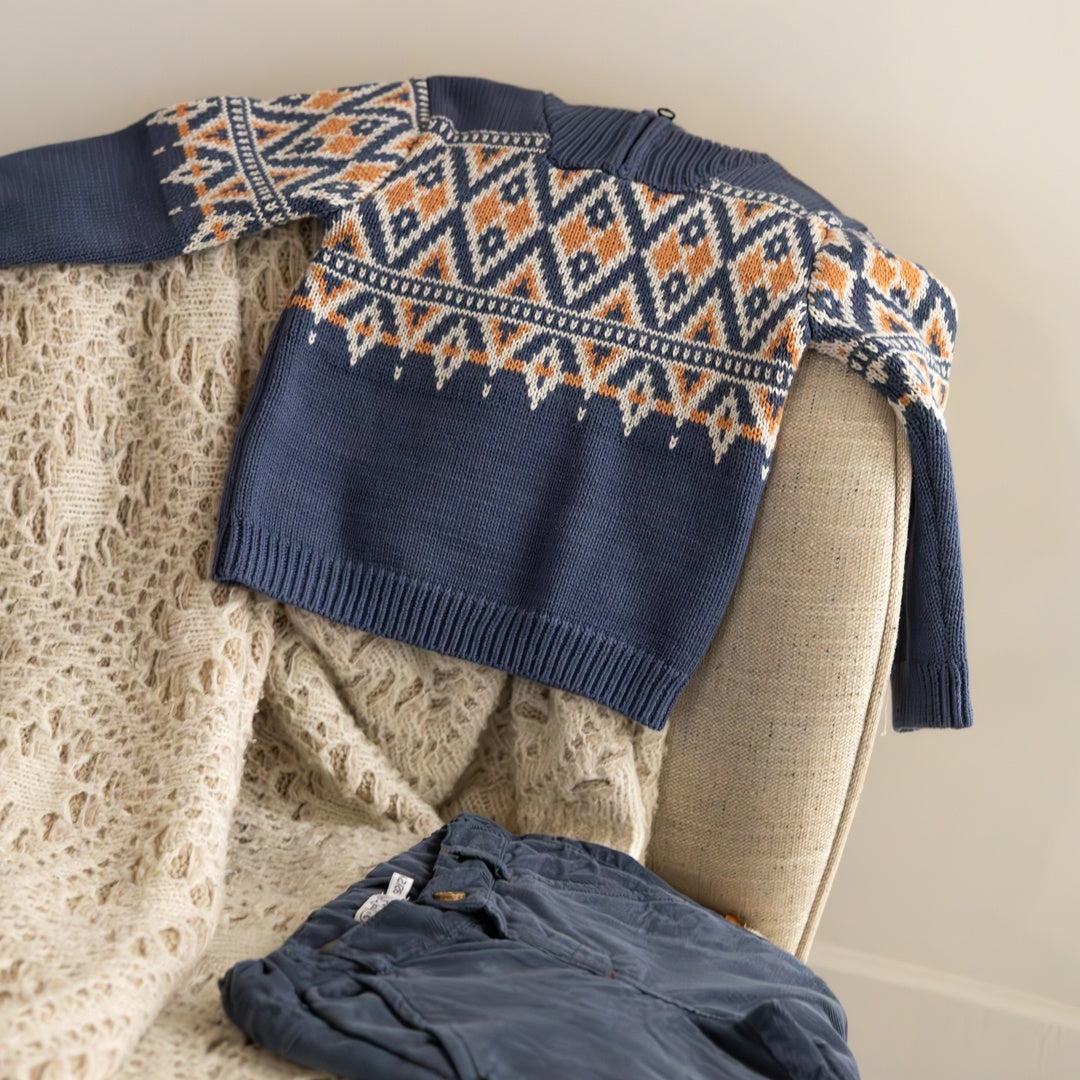 Pullover Navy - 05 Boys woodland