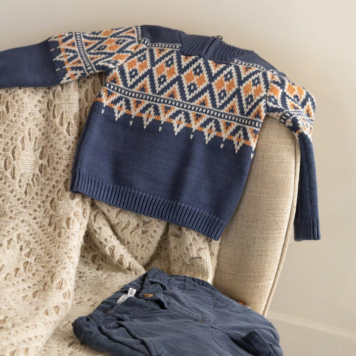 Pullover Navy - 05 Boys woodland