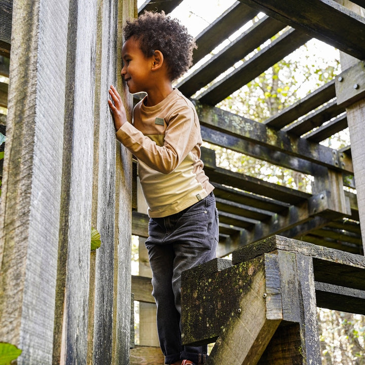 Longsleeve Dark sand