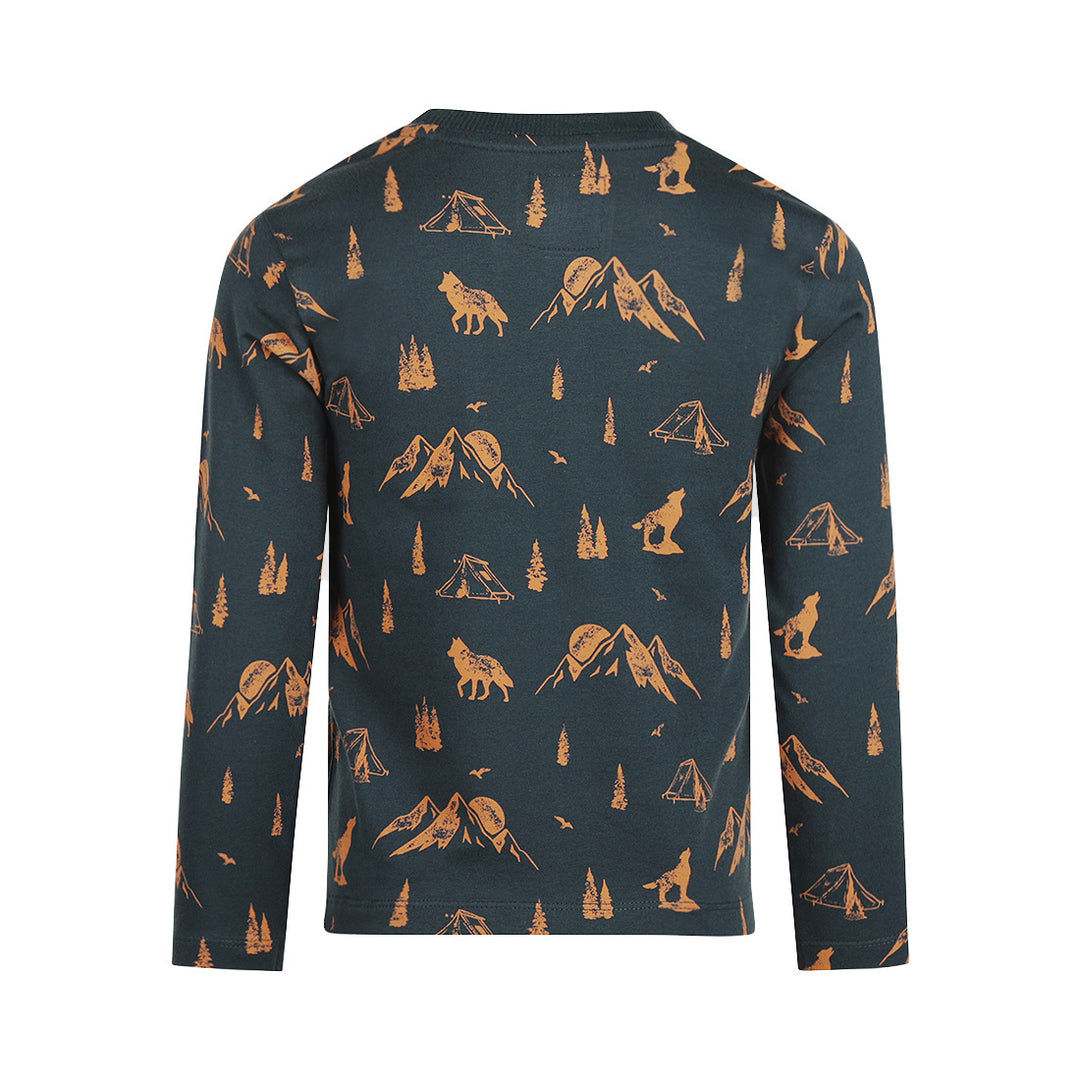 Longsleeve Steel blue