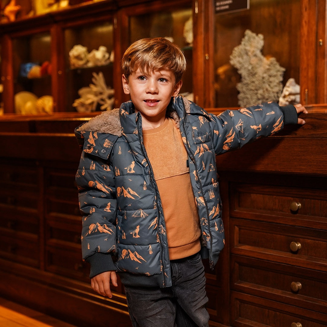 Trui with crewneck Camel