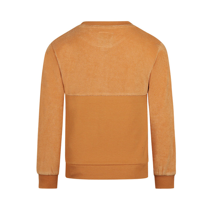 Trui with crewneck Camel