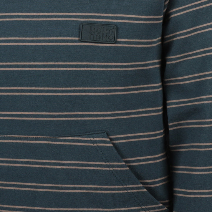 Trui with hood Steel blue