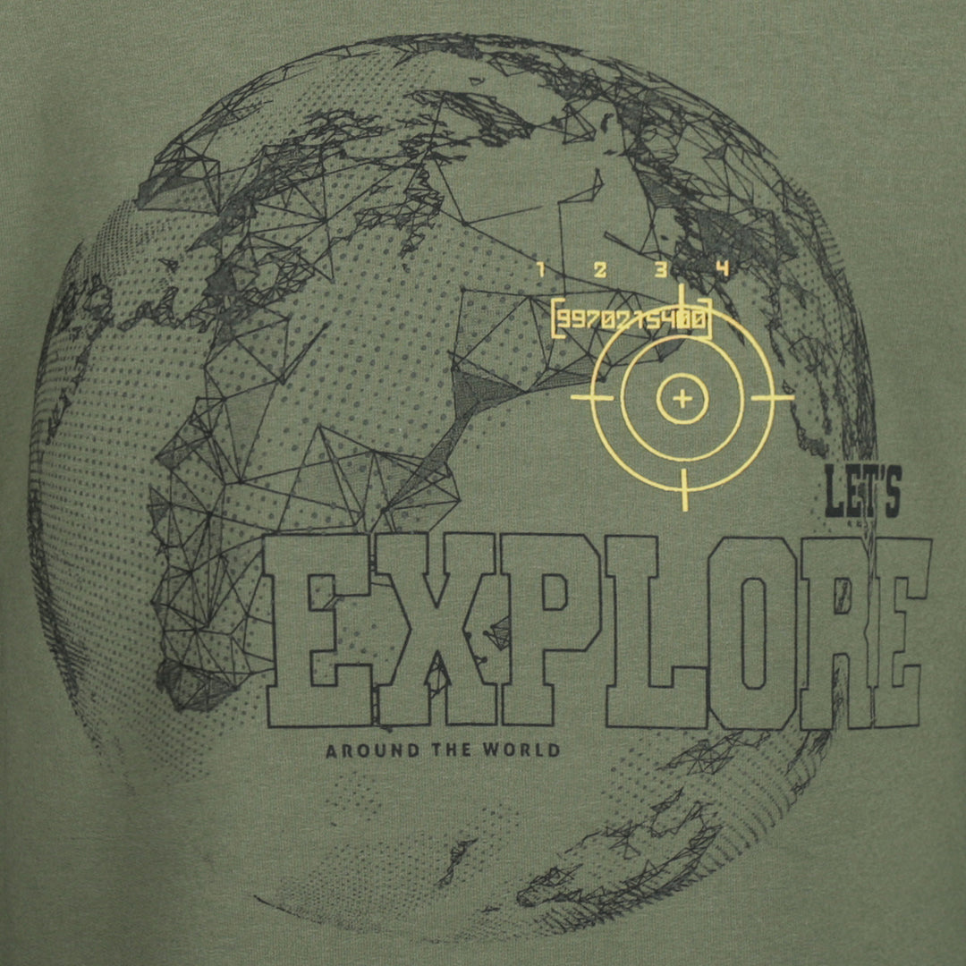 Trui with hood Green