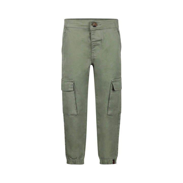 Broek loose fit cargo Green