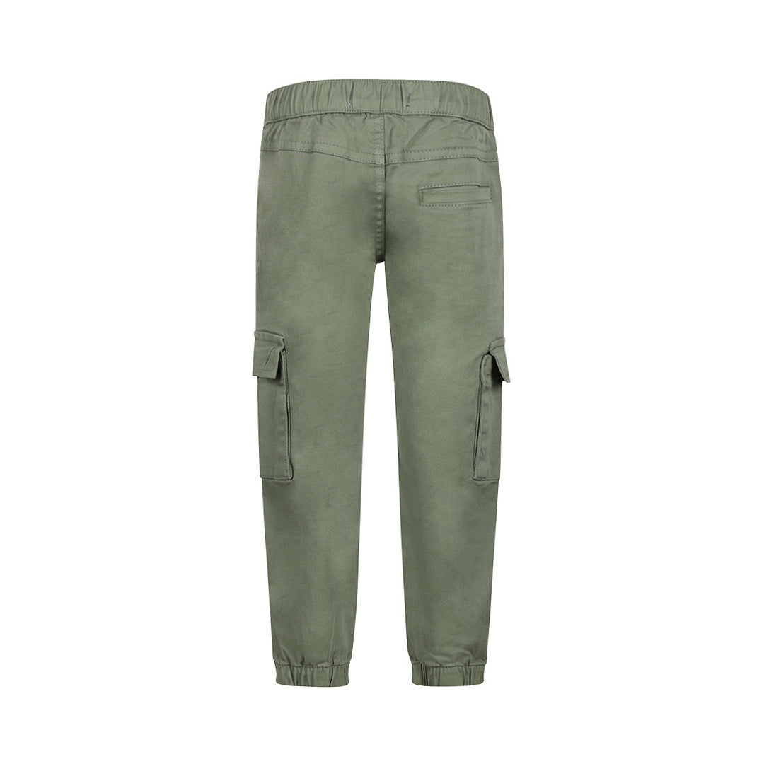 Broek loose fit cargo Green