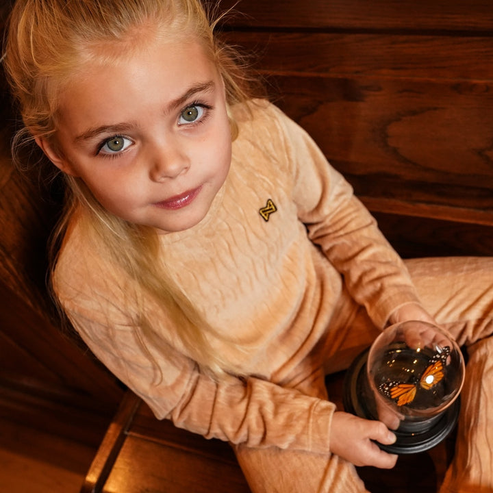 Hose ausgestellt Karamellbraun