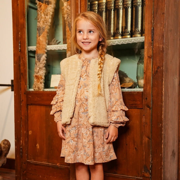 Jurk ls Caramel brown