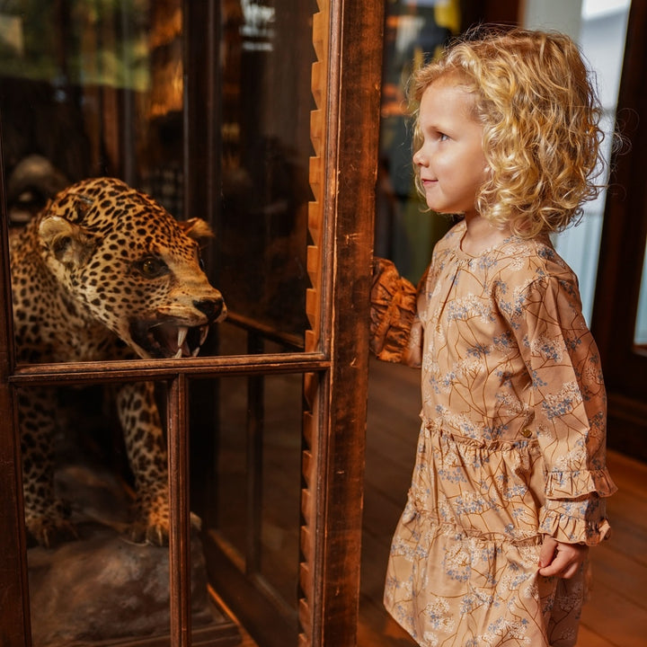 Jurk ls Caramel brown