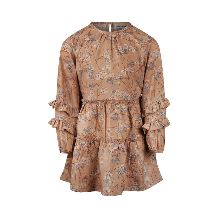 Jurk ls Caramel brown