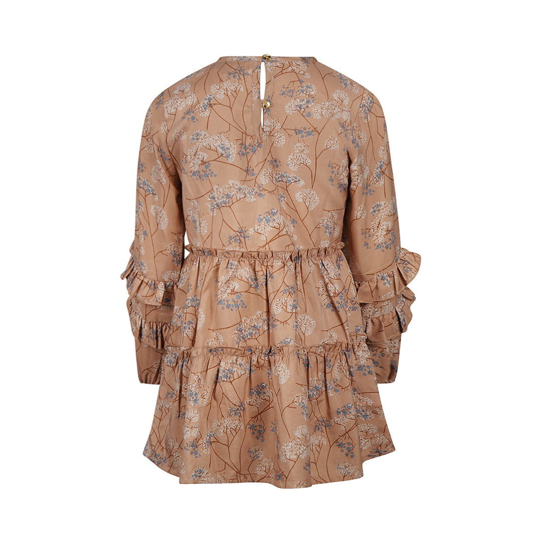 Jurk ls Caramel brown