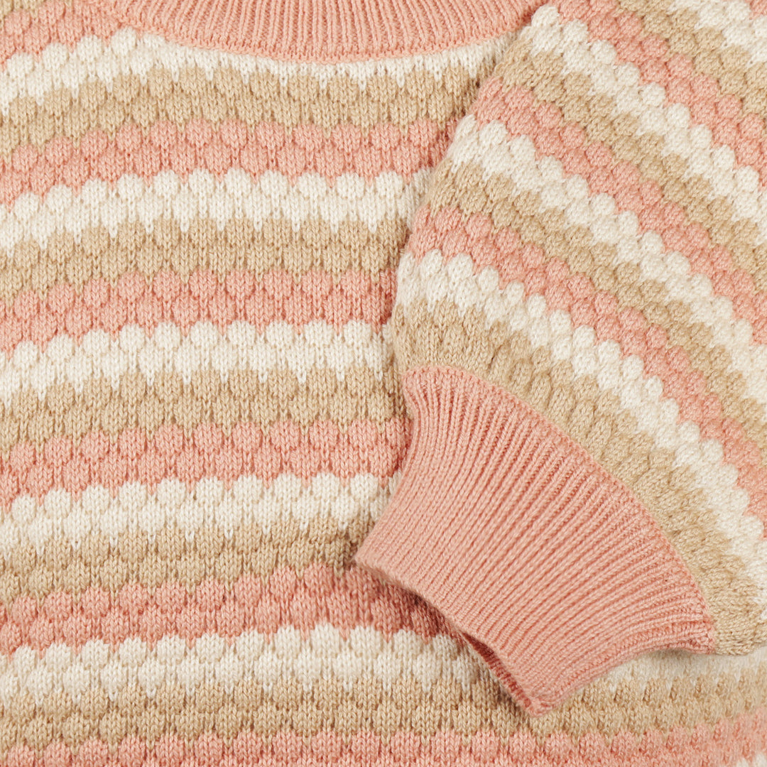 Trui dropped shoulder Dusty pink