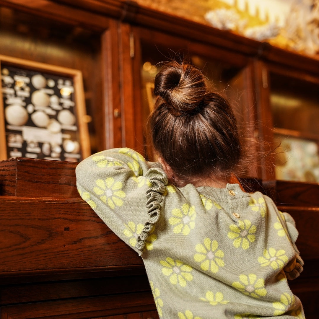 Trui dropped shoulder Faded green