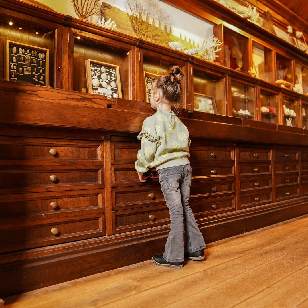 Trui dropped shoulder Faded green