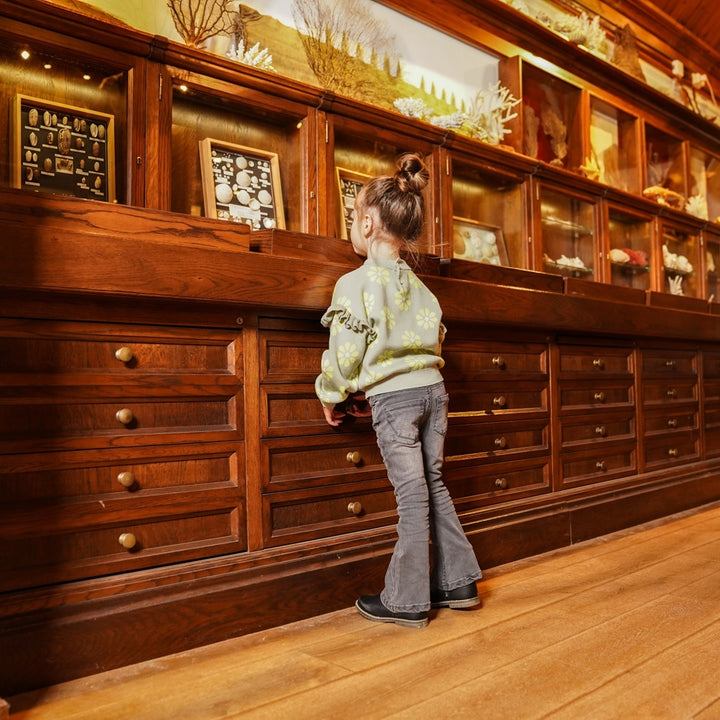 Trui dropped shoulder Faded green