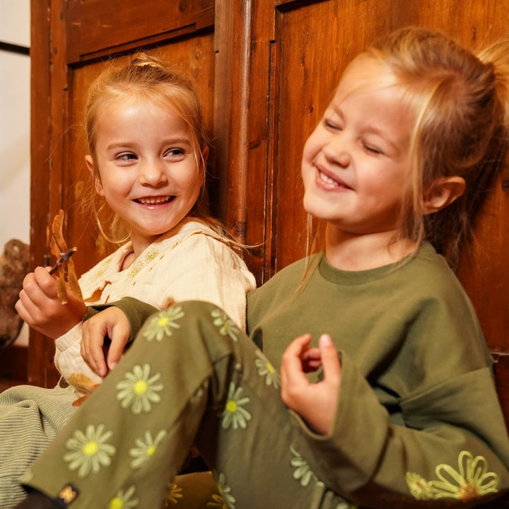 Legging flared Army green