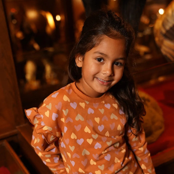 Trui dropped shoulder Brown