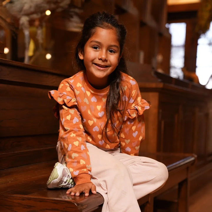 Trui dropped shoulder Brown