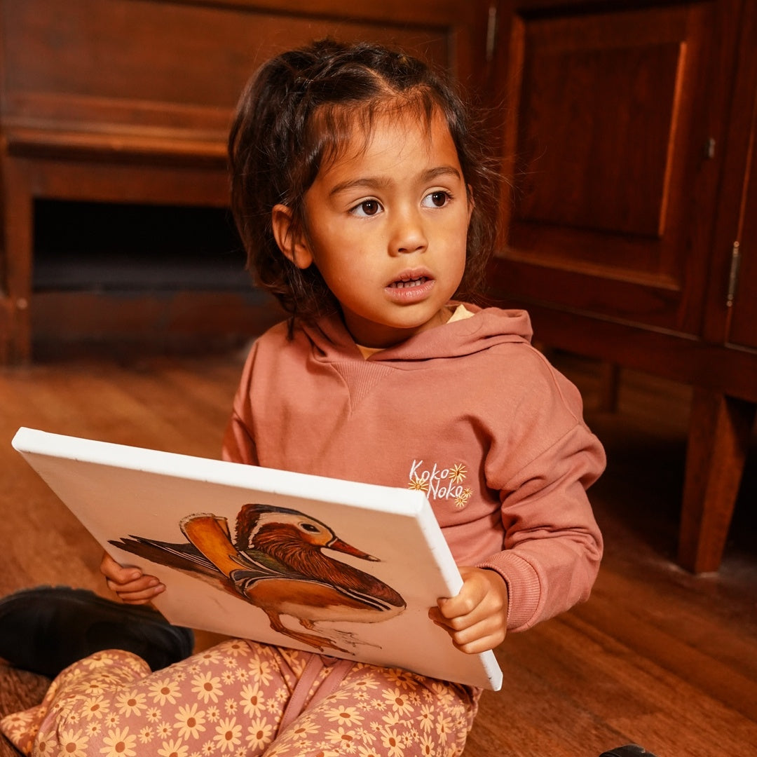 Legging flared Dark old pink