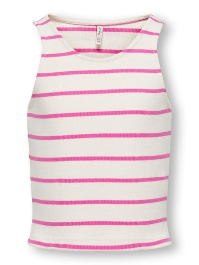 Top NESSA Strawberry Moon Cloud dancer Regular Fit