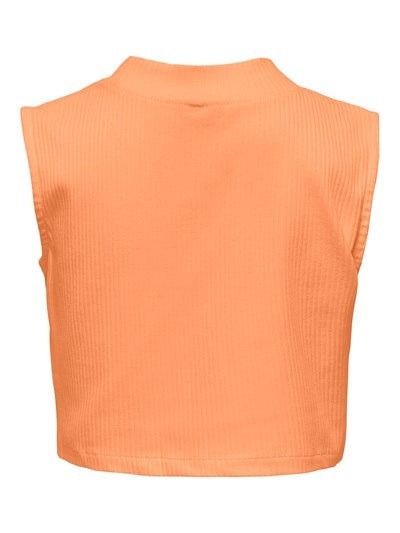 T - shirt LINEA Orange Chiffon Regular Fit